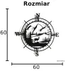 Róża wiatrów Górski widok DEKORACJA ŚCIENNA obraz na ścianę